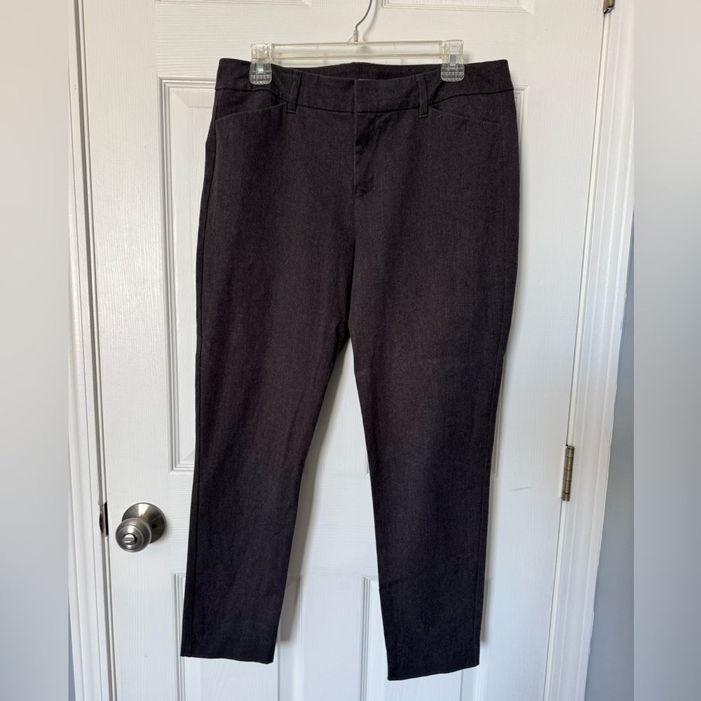 Old Navy Pixie Charcoal Gray Slim Pants